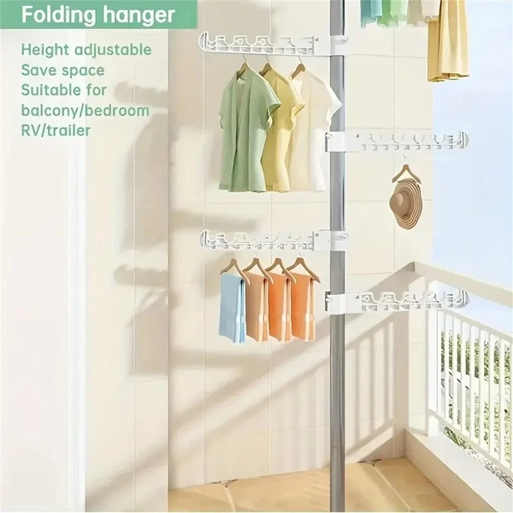 4 Tier Foldable Clothes Airer Rack Indoor Dryer Laundry Dry Rail Hanger Adjust