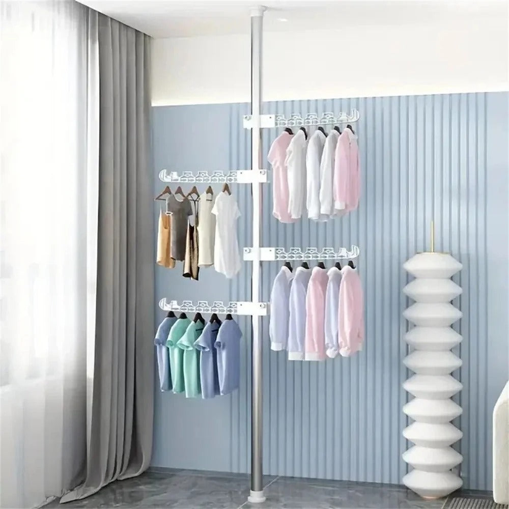 4 Tier Foldable Clothes Airer Rack Indoor Dryer Laundry Dry Rail Hanger Adjust